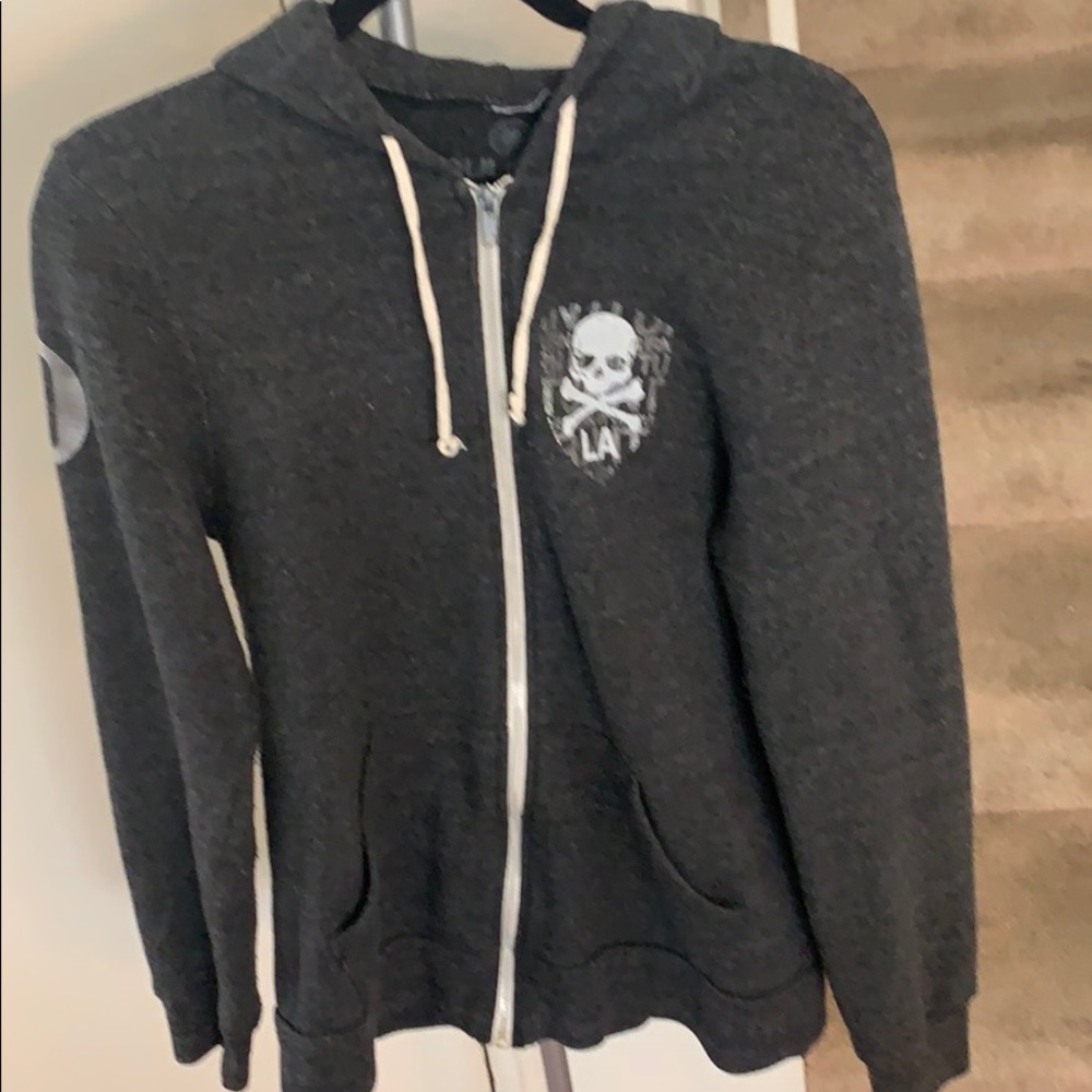 Soul Cycle Hoodie. Zip Front